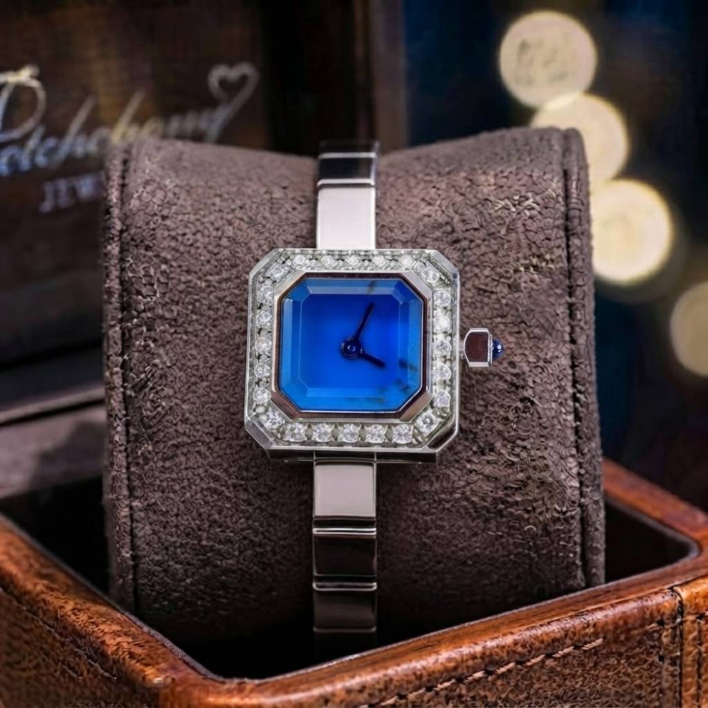 [26718] CORUM SUGAR CUBE DIAMOND BEZEL  49,000 