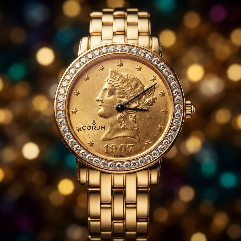 [27238] Corum Gold Coin Watch  515,000 