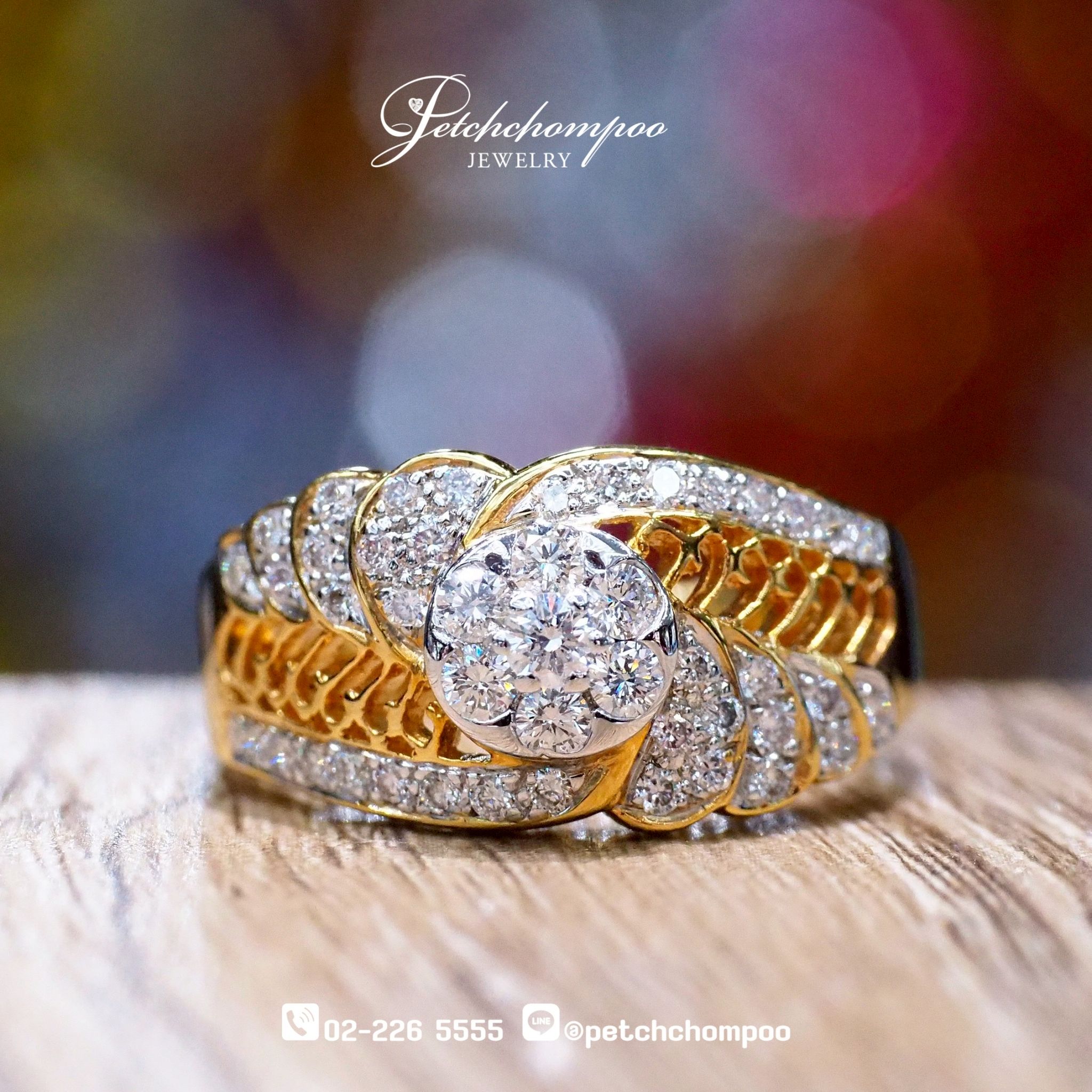 [010252] Diamond Ring 0.78ct Discount 39,000