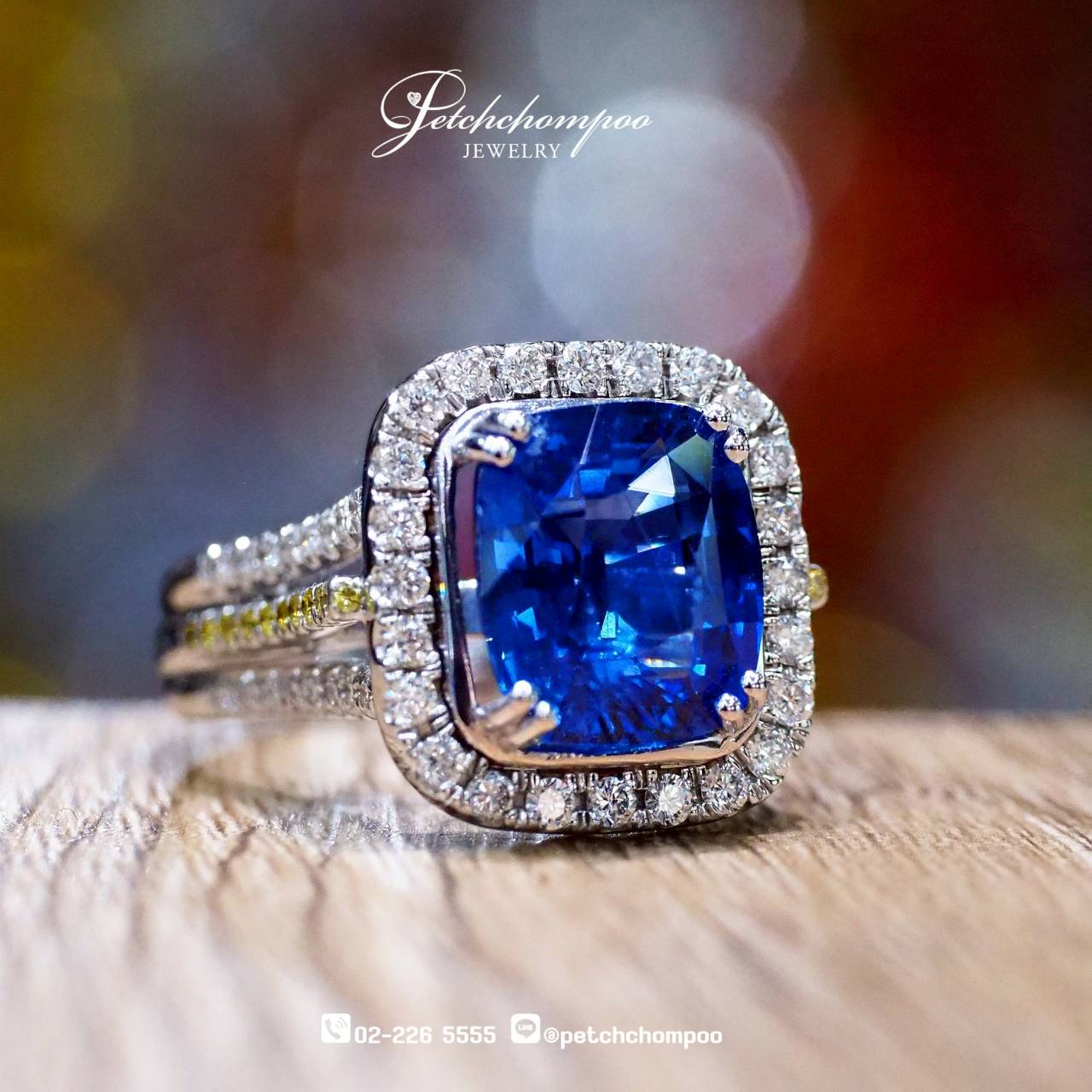 [022729] 7.29 Carat Ceylon Blue Sapphire Ring  390,000 