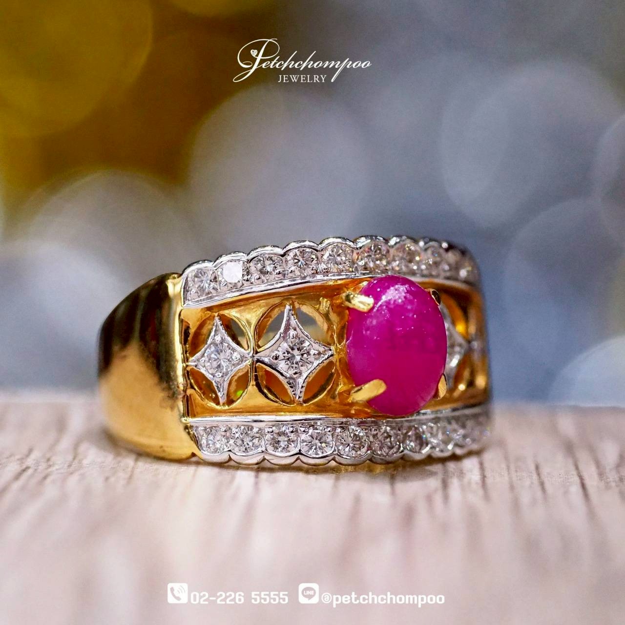[29893] “Star Heritage™” Ring – 1.00 ct Burmese Cabochon Star Ruby  49,000 