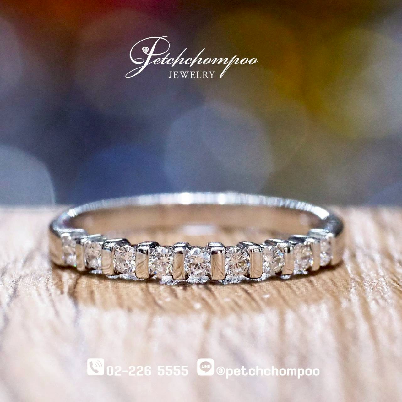 [29984] แหวนเพชร Elegant Row™ 0.20 กะรัต ลดราคาเหลือ 19,000