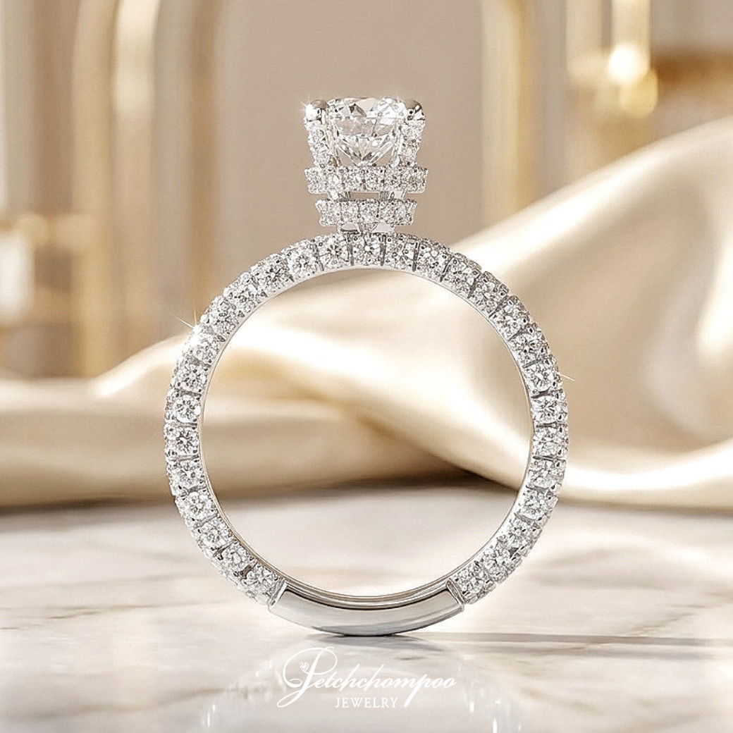 [28145] Eternal Crown™ Diamond Ring  0.81 Carat™ I O-PVS2 3EX GIA  79,000 