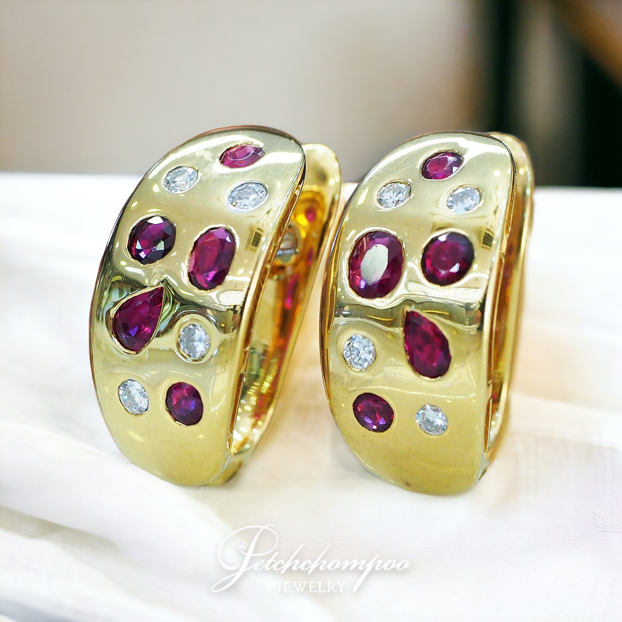 [29110] Rudy and diamond earring  39,000 