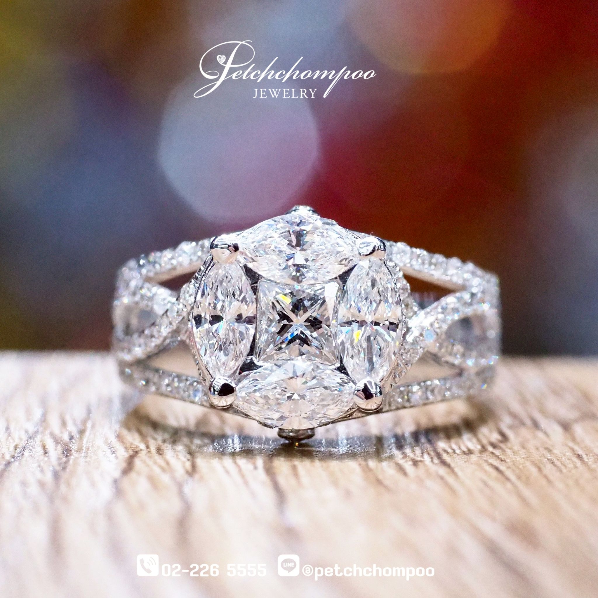 [023153] I llusion diamond ring Discount 139,000