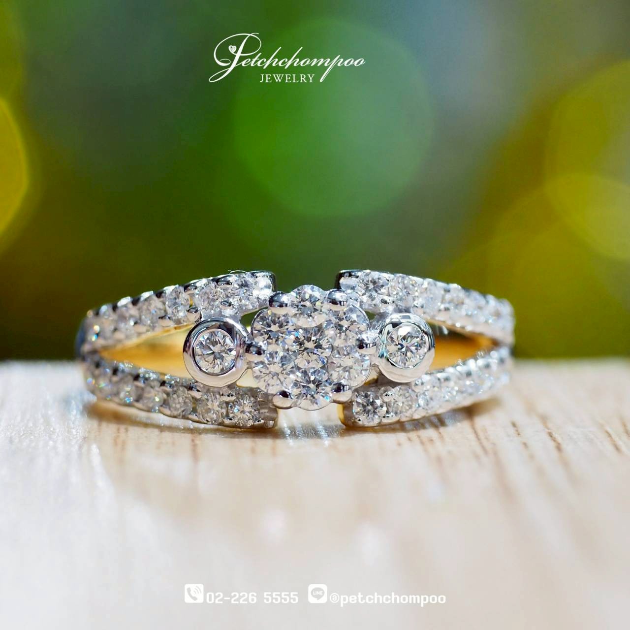 [30194] Cluster Shimmer™ Double-Layer Diamond Ring 0.88 Carat™  39,000 