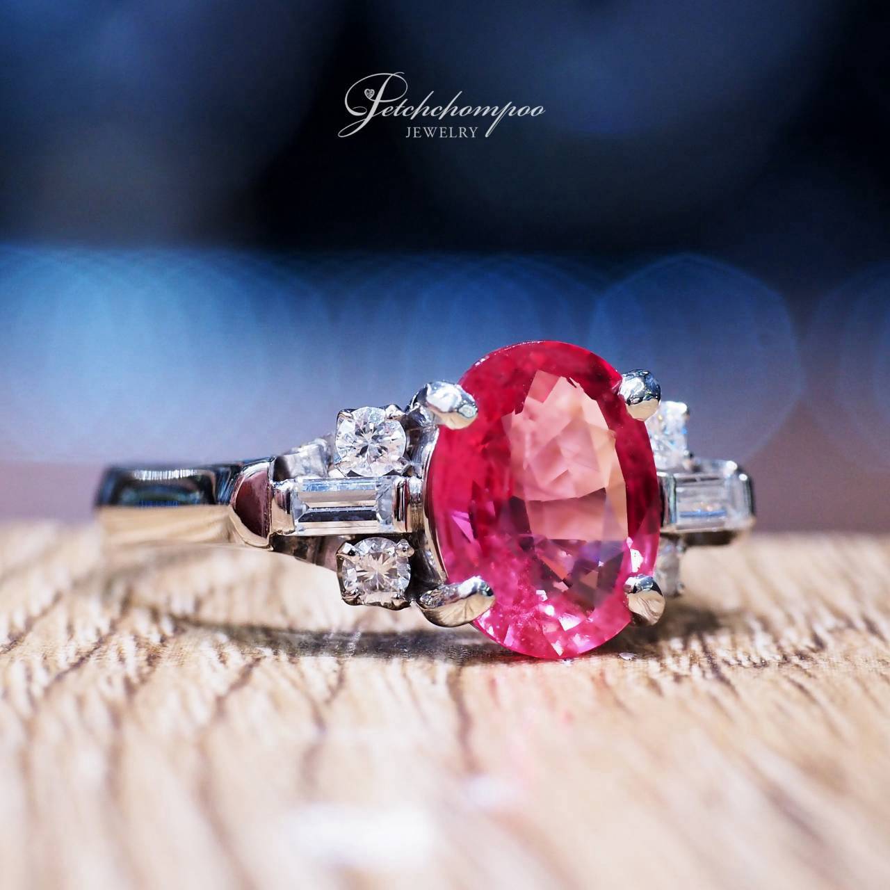 [30993] แหวนพัดพาราชามาดากัสการ์ Padparadscha Blush 2.58 กะรัต | GFCO  59,000 