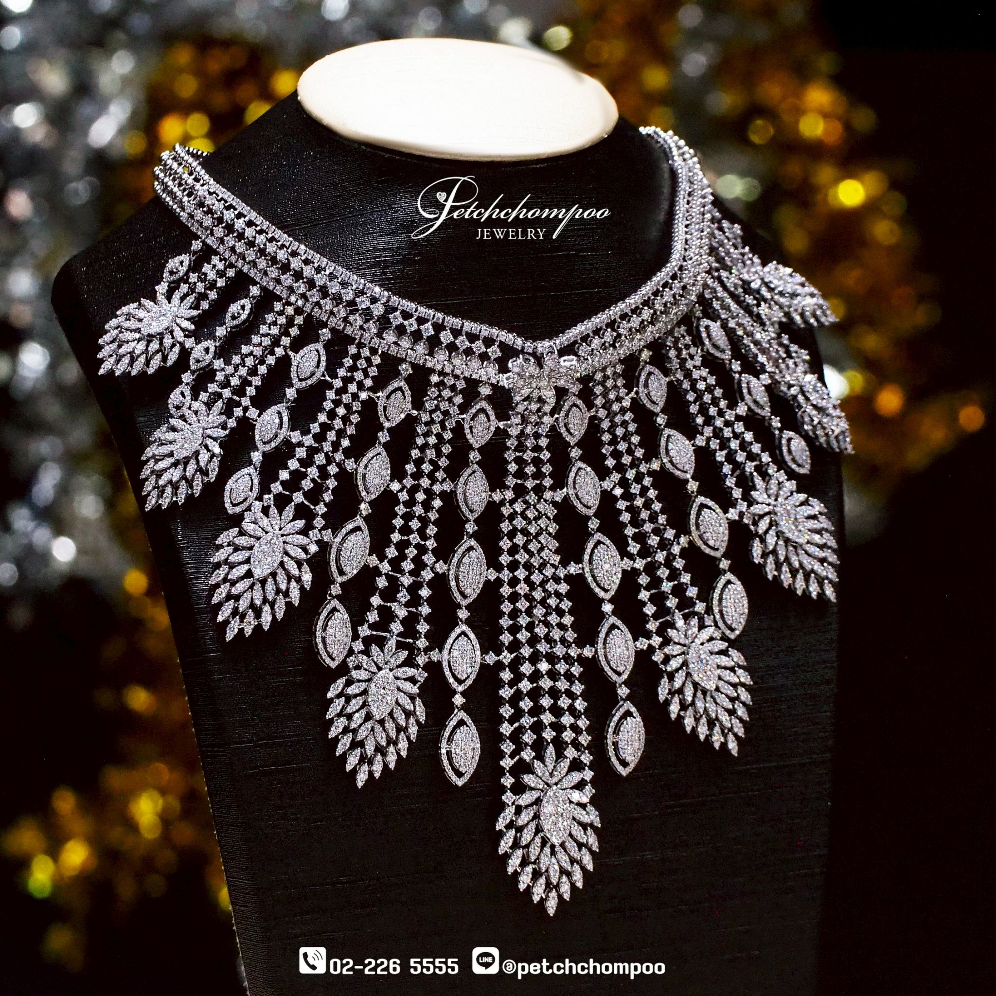 [025154] Diamond Necklace 52.73 Carat  3,190,000 