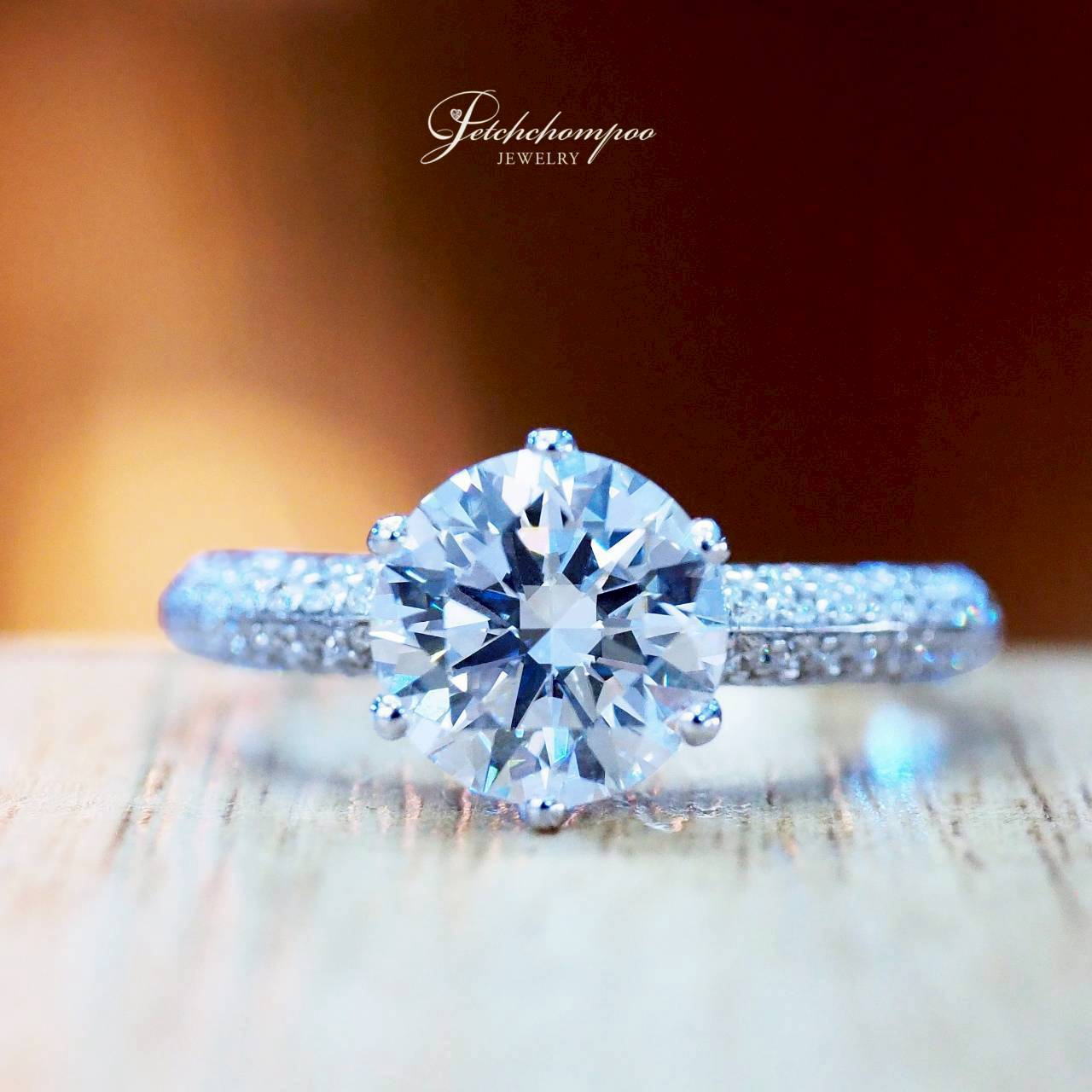 [30591] แหวนเพชรเดี่ยว Luminous Brilliance Solitaire 2.03 กะรัต | H VVS2 3EX HRD ลดราคาเหลือ 489,000