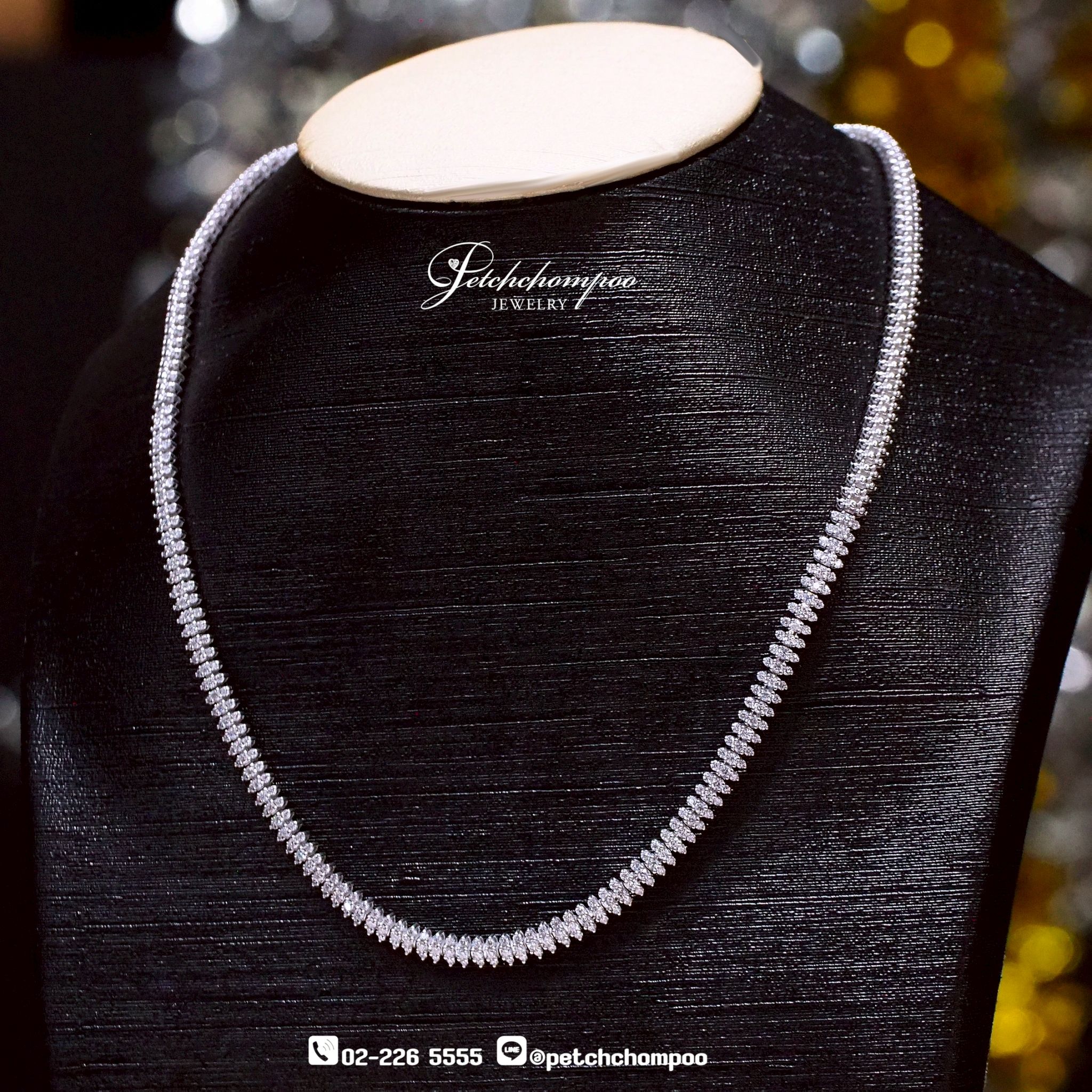 [024127] Tennis Diamond Necklace  189,000 