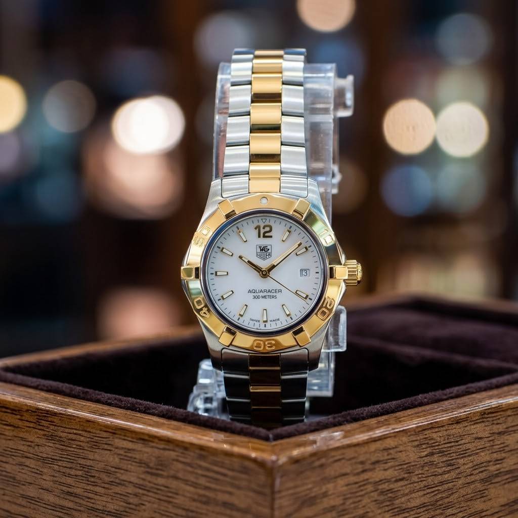 [29346] Tag Heuer Aquaracer Two-Tone Lady Discount 45,000
