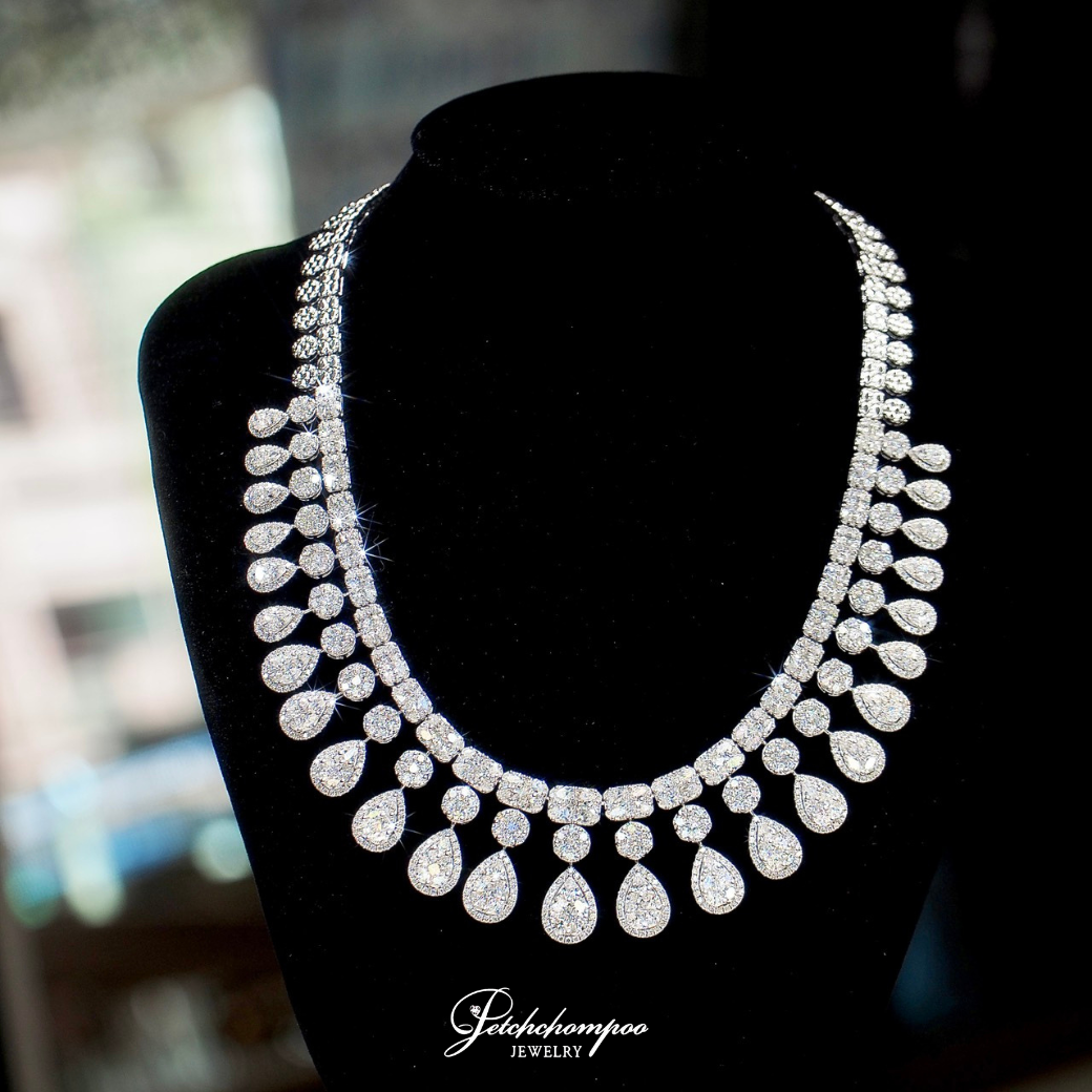 [30961] Royal Dewdrop Diamond Necklace Discount 1,590,000
