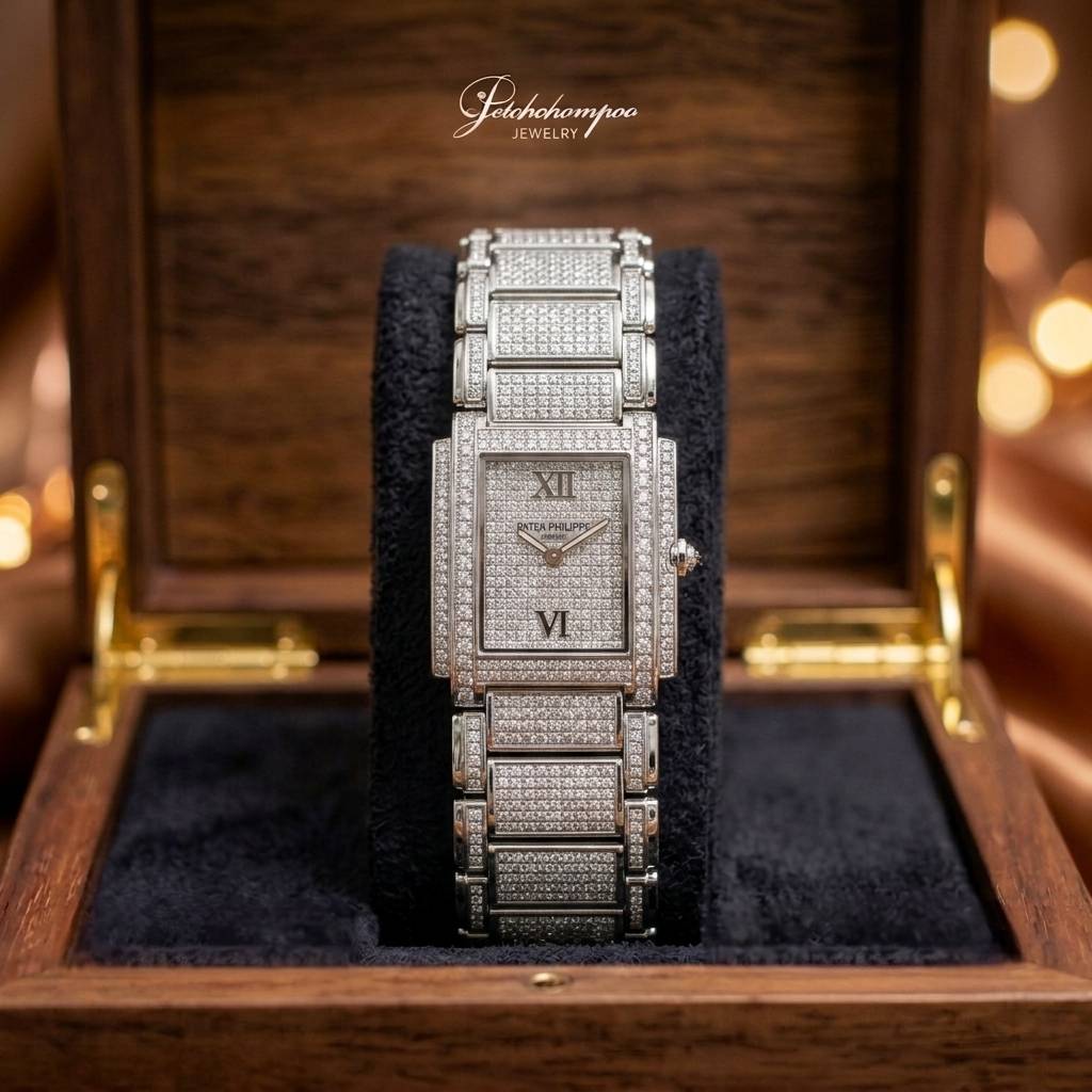 [28916] Patek Philippe Twenty~4 4910/10 Full Diamond Discount 399,000