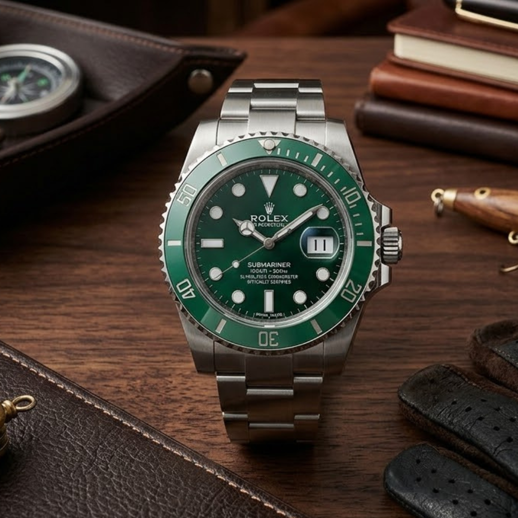 [30684] Submariner Date "Hulk" Ref. 116610LV สีเขียวเหนี่ยวทรัพย์  595,000 