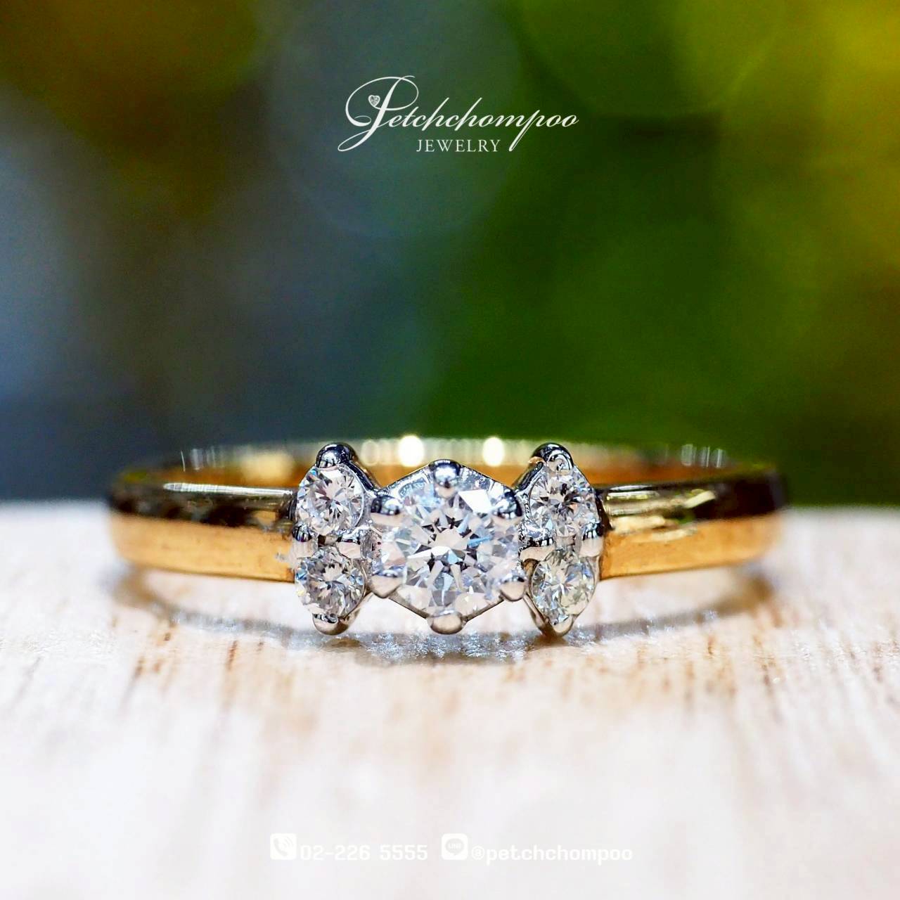 [30392] แหวนเพชร Timeless Grace™ รวม 0.27 กะรัต  29,000 