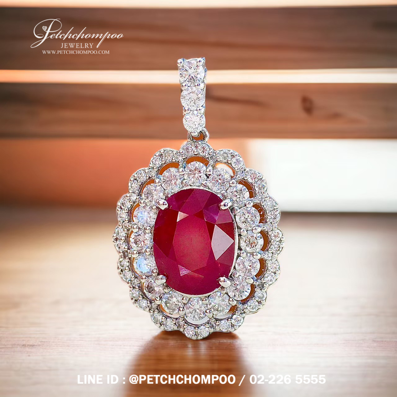 [016546] Burmese ruby pendant, Sir GRS Discount 990,000