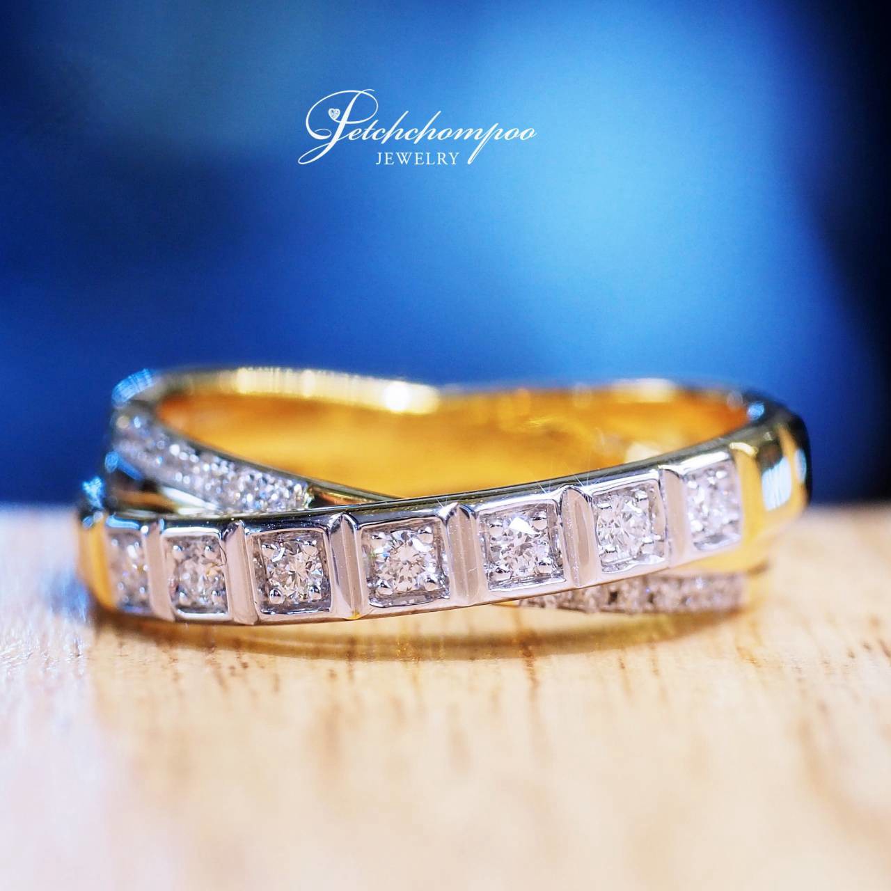 [31062] แหวนเพชร Golden Harmony  ประกายแห่งความงดงามเหนือกาลเวลา  49,000 