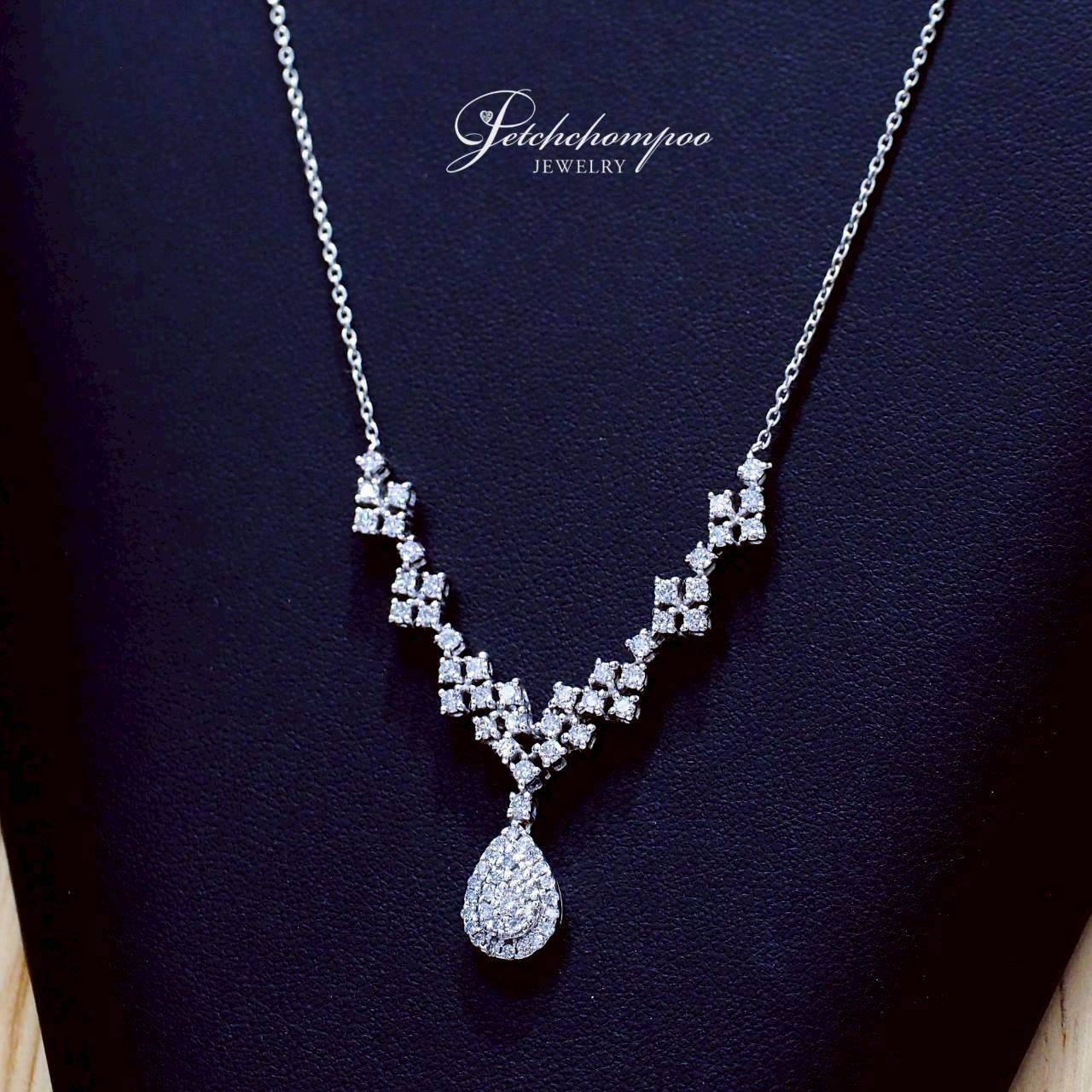 [30560] สร้อยคอเพชร Dewdrop Radiance™ ดีไซน์หรูหรา  49,000 