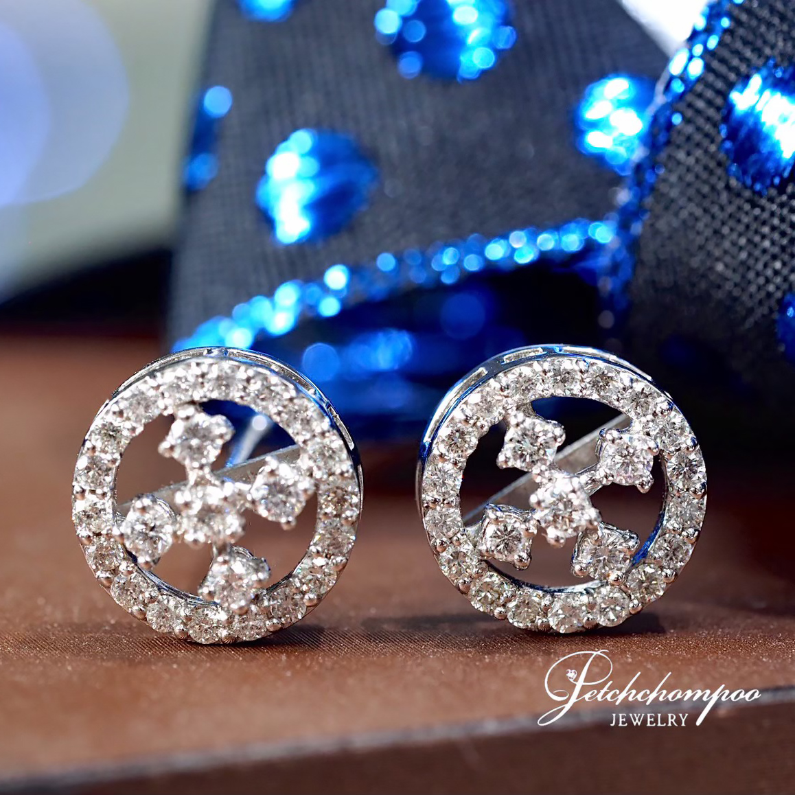 [022187] Diamond earrings  39,000 