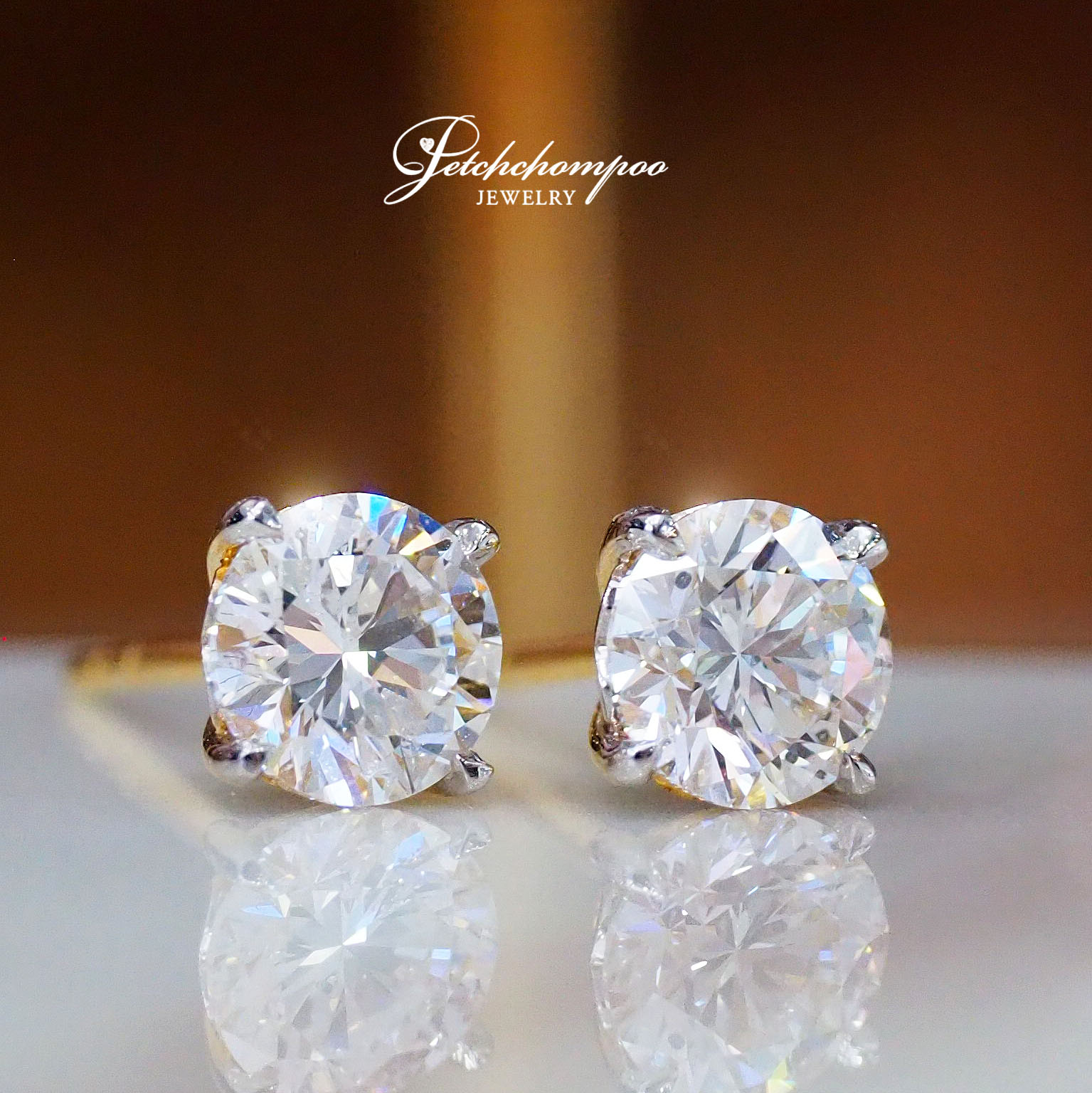 [26948] 1 Carat diamond Earring Discount 299,000