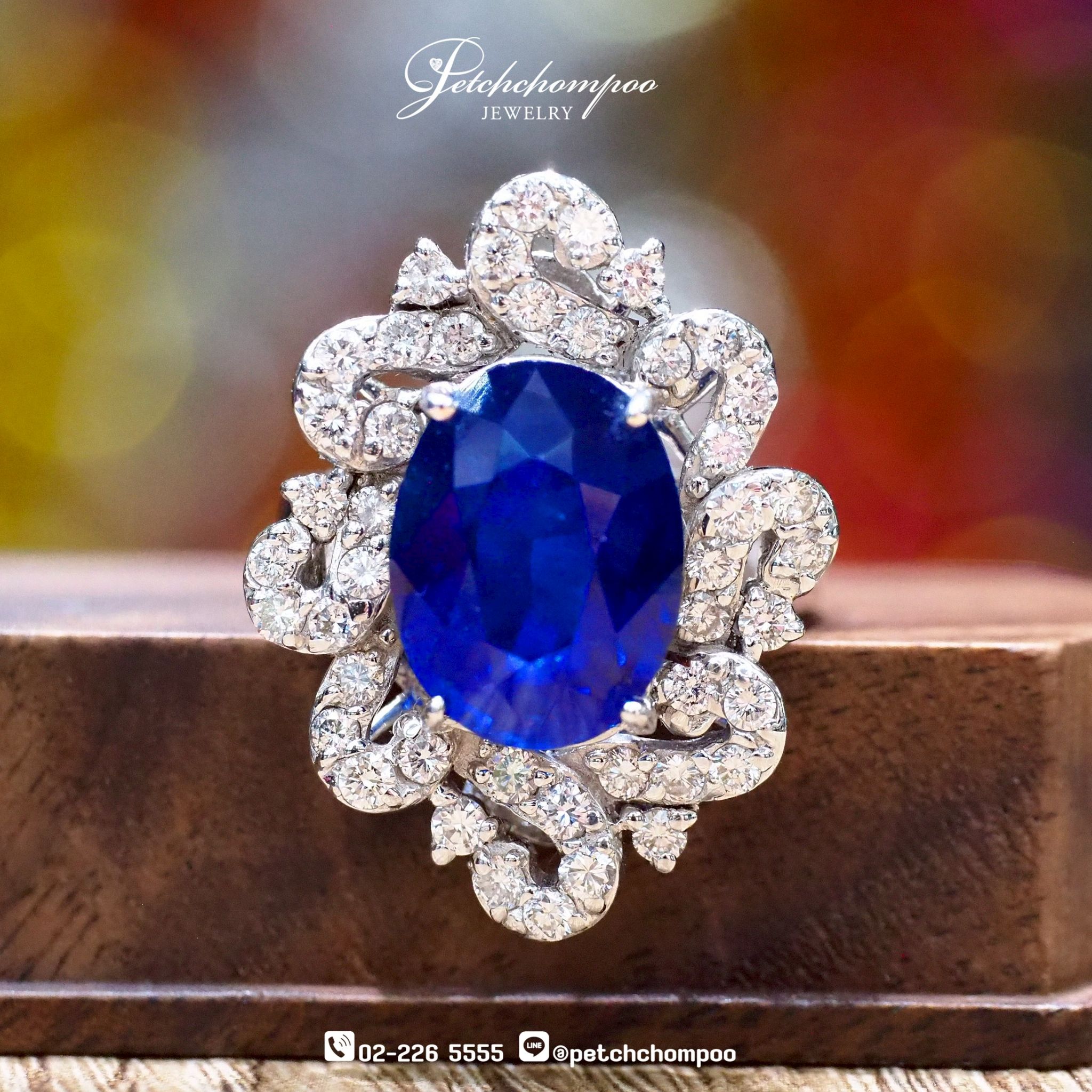 [022712] 8.68 Carat Ceylon Royal Blue Sapphire Ring Discount 690,000