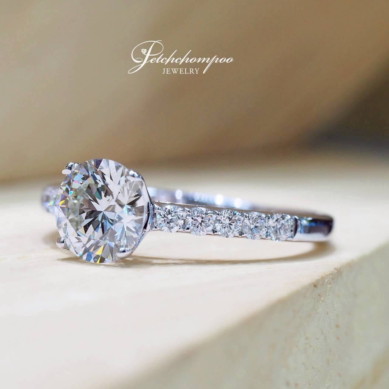[30732] Eternal Lumière Solitaire  1.03 carat  diamond ring | J VS1 3EX HRD Discount 159,000