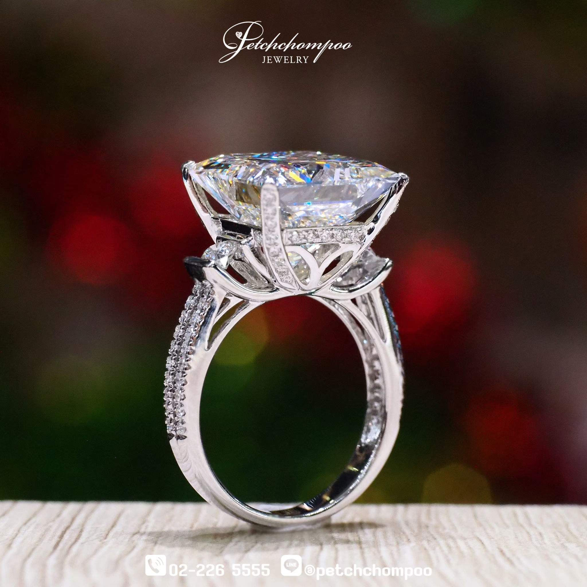 [29738] The Imperial Princess™ Ring – 10.07ct Princess Diamond Glory | K  / VS1 / 2EX / HKD Certified Discount 3,590,000