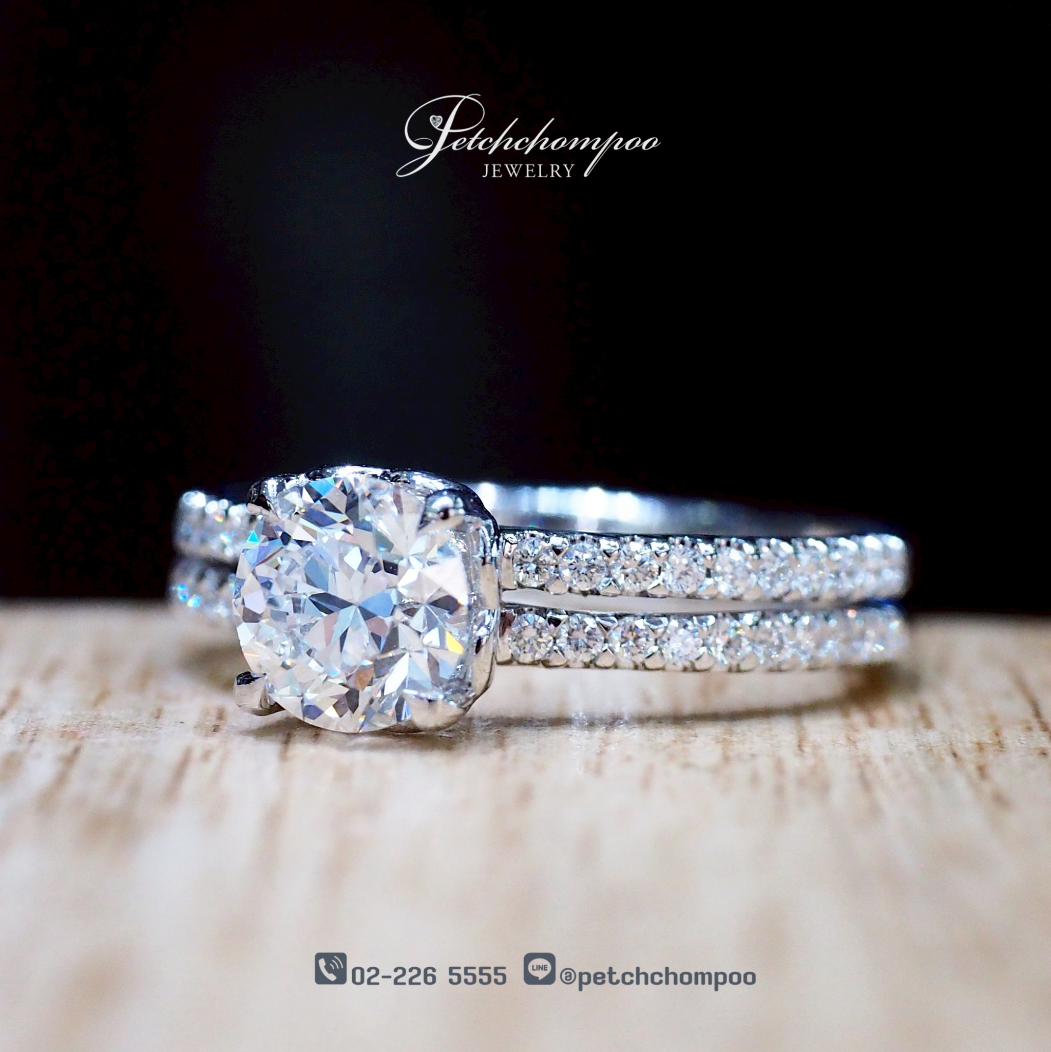 [30528] Luminous Crown™ 1.01ct Diamond Ring | D VS1 GIA Discount 189,000