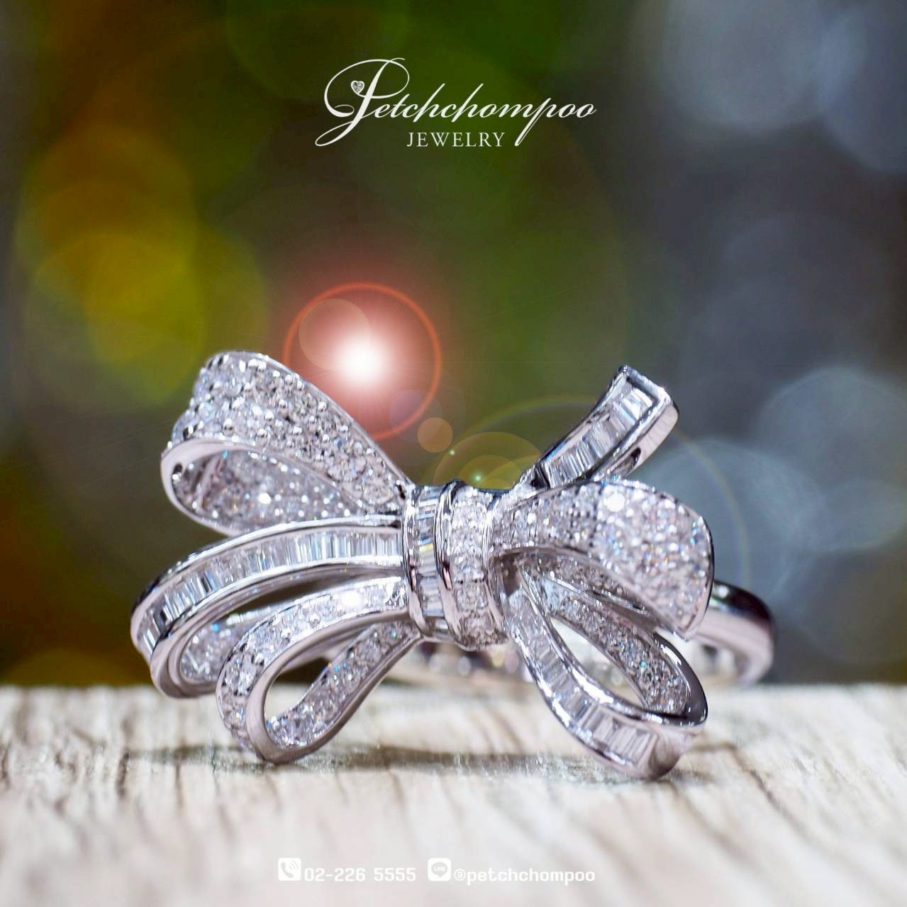 [30289] แหวนเพชรริบบิ้น Diamond Ribbon Elegance™ 1.12 กะรัต  79,000 