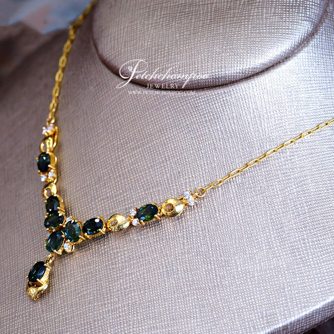 [022342] Green Supphire Necklace  59,000 