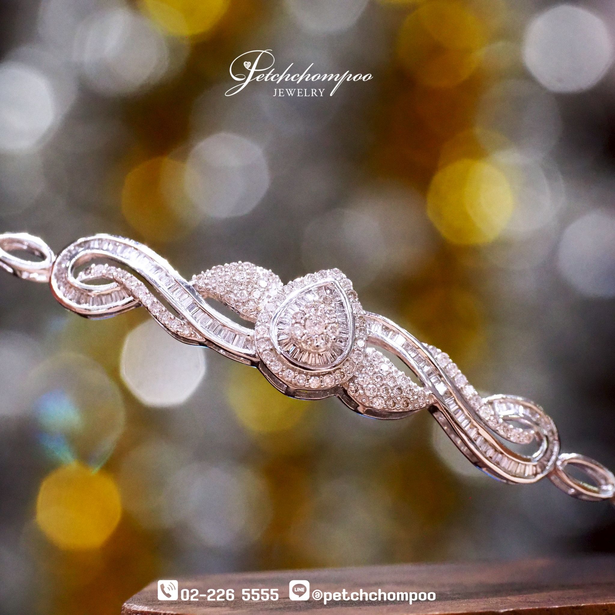 [018853] Diamond Bracelet 1.41 Carats  79,000 