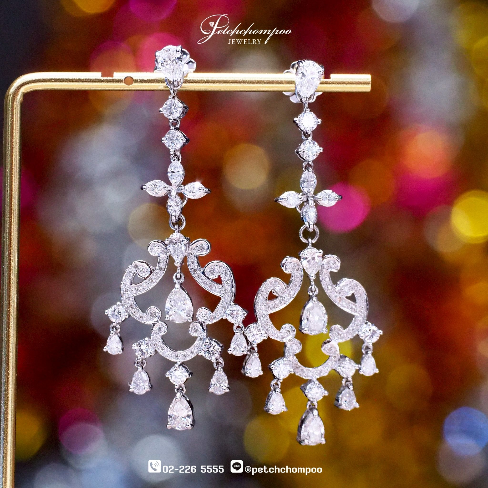 [28724] Diamond chandelier earrings  289,000 