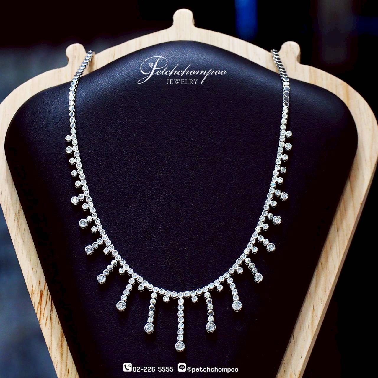 [30521] Diamond Rainfall Elegance™ – Cascade Diamond Necklace | GCI  169,000 