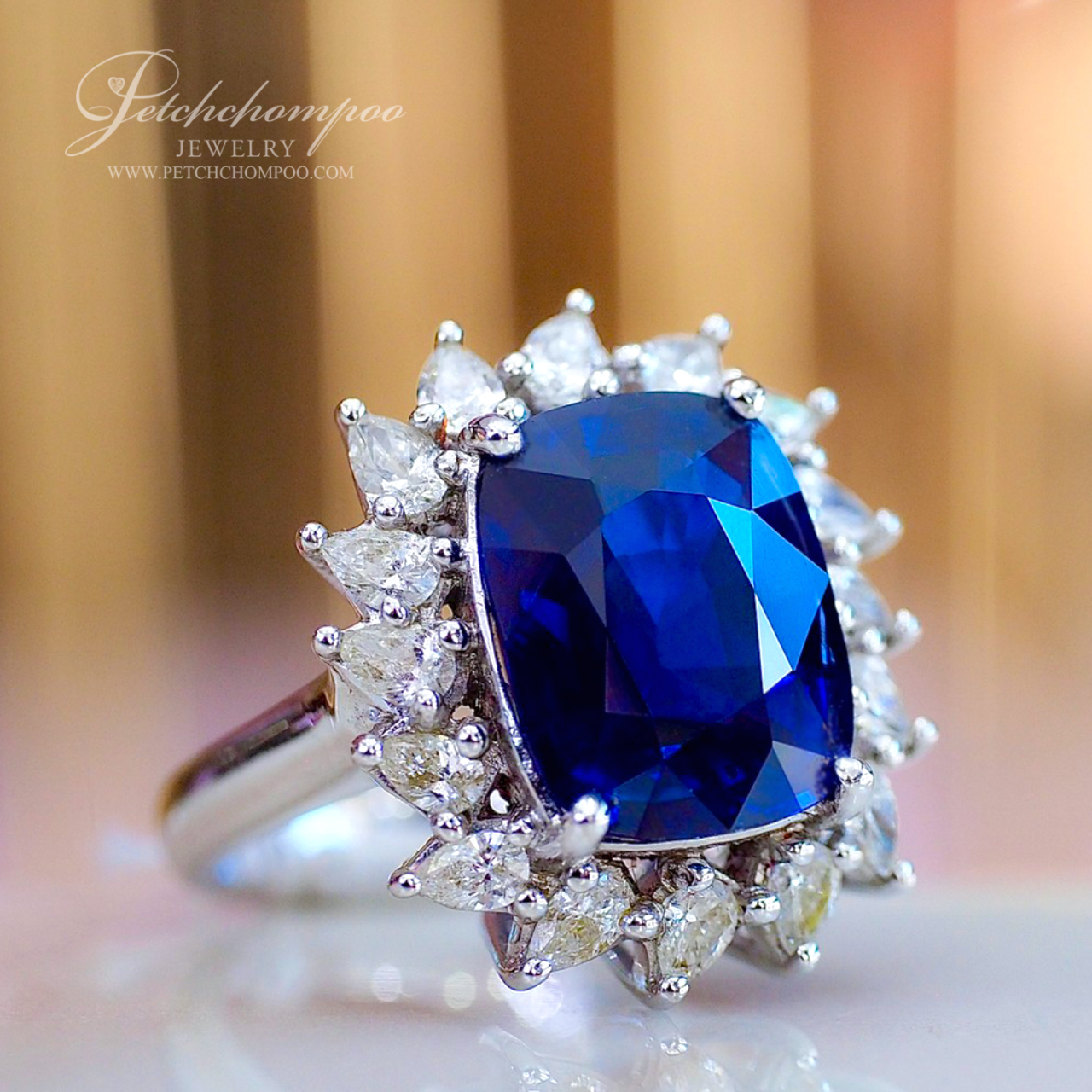 [015330] แหวนไพลินซีลอน Royal Blue เซอร์ GRS 10.69 กะรัต ลดราคาเหลือ 1,990,000