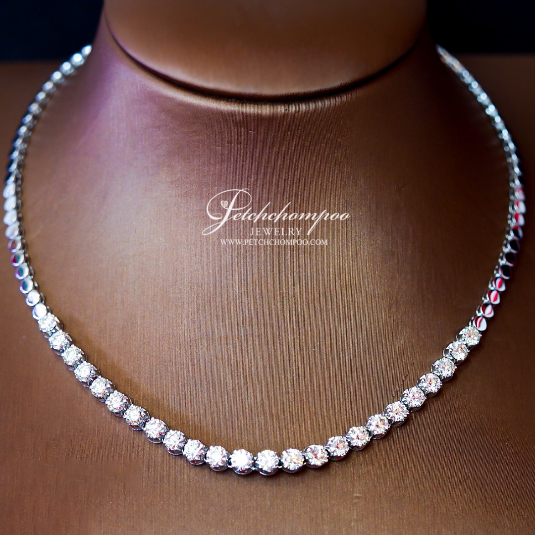 [022485] Tennis Diamond Necklace Discount 599,000