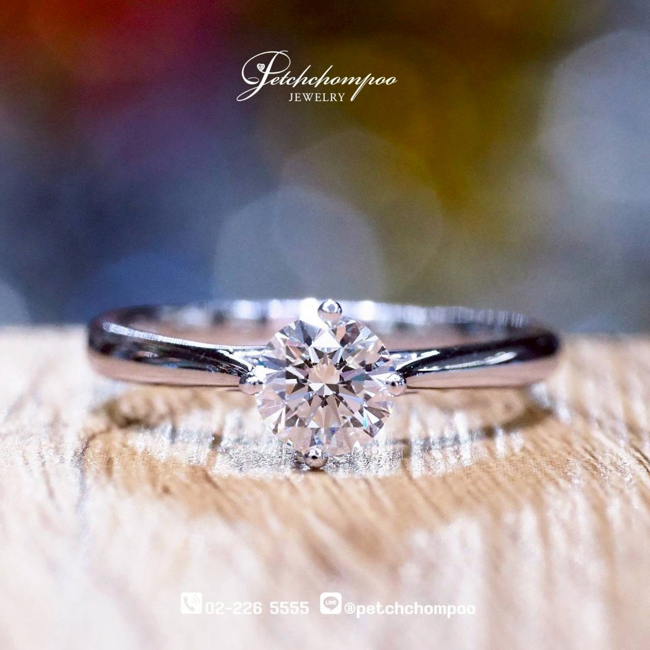 [29972] Solitaire Luminous™ Diamond Ring – 0.70 Carat  | L VS2 GIA Discount 38,000