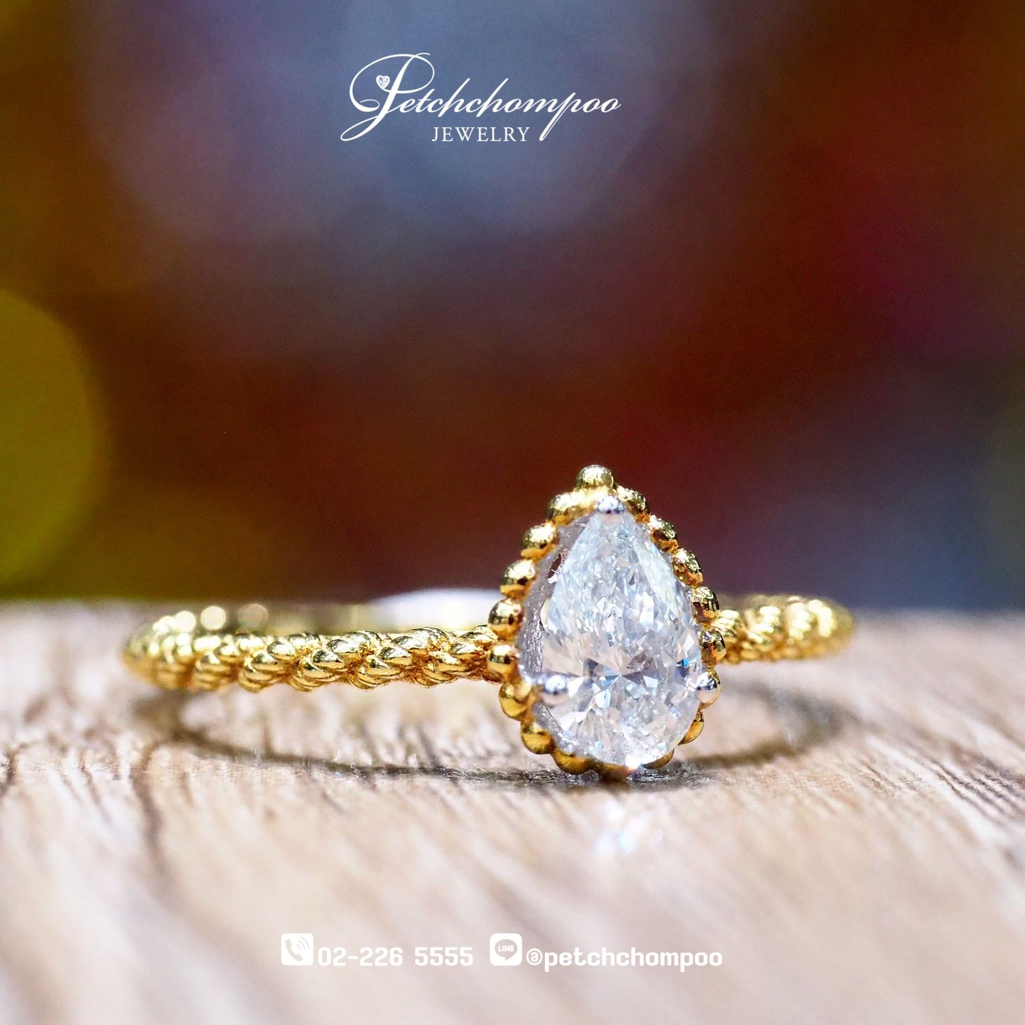 [25531] 0.53 Carat diamond Pear Shape ring  59,000 