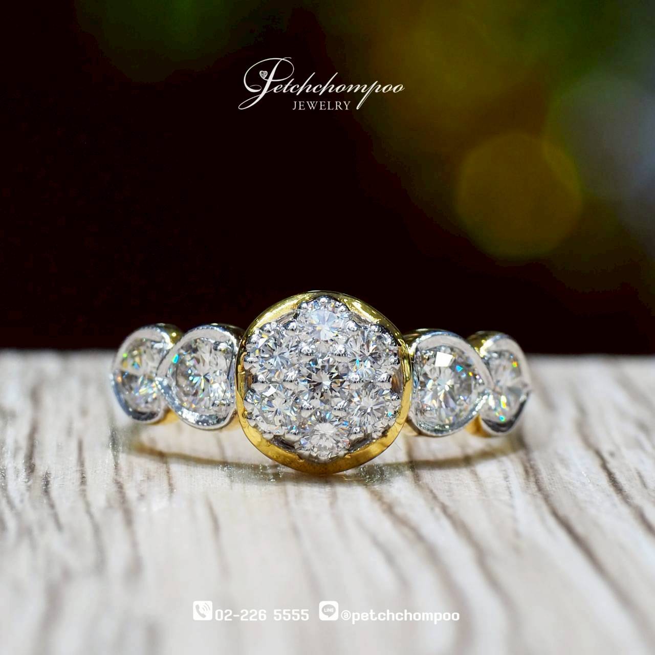 [30325] Celestial Glow™ Diamond Cluster Ring  39,000 