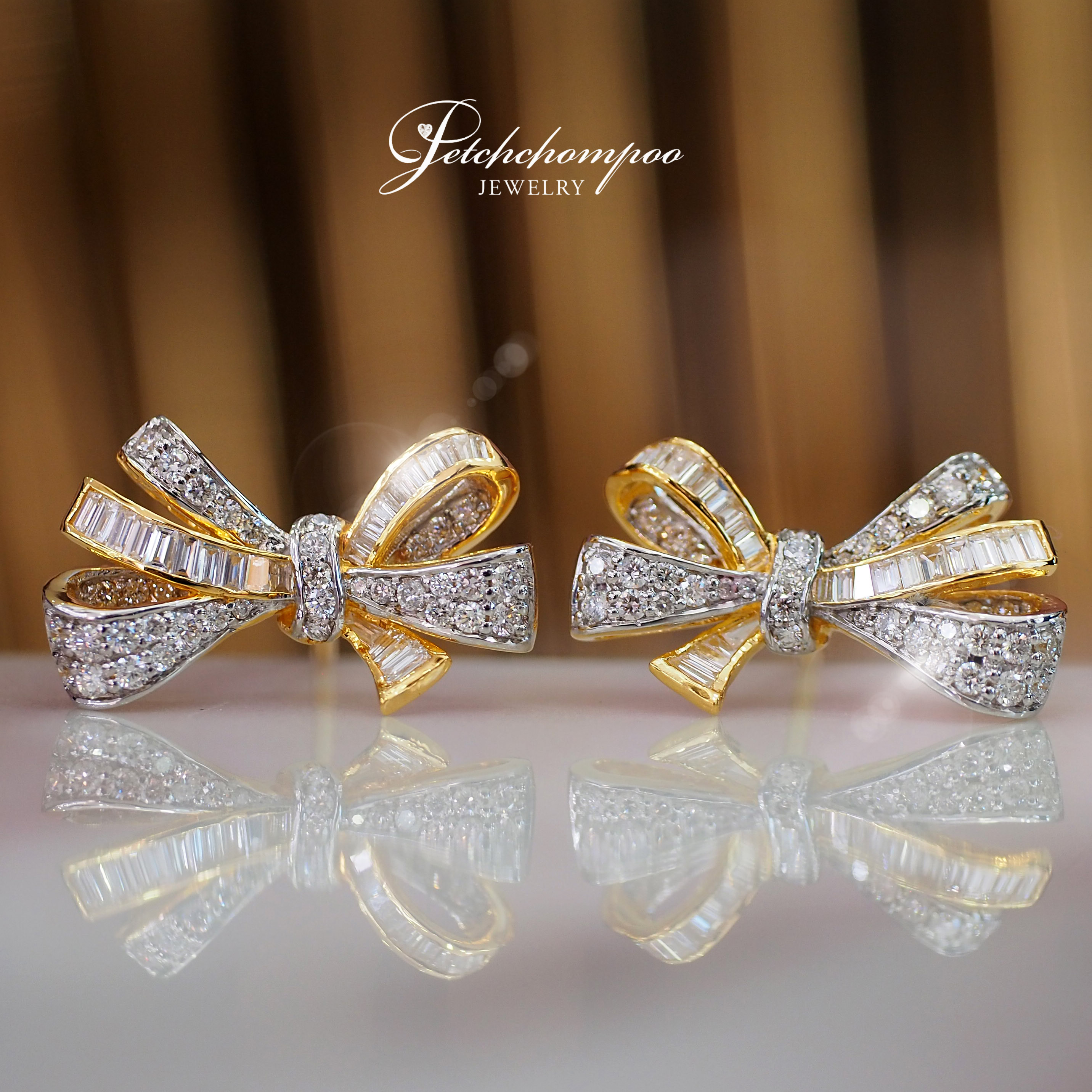[26540] Bow Diamond Earring  69,000 