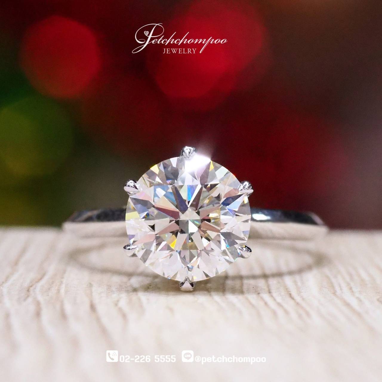 [29726] Majestic Solitaire™ 3.01 carat Ring – The Power of Pure Brilliance  | I / VS2 / 3EX / AIG  499,000 