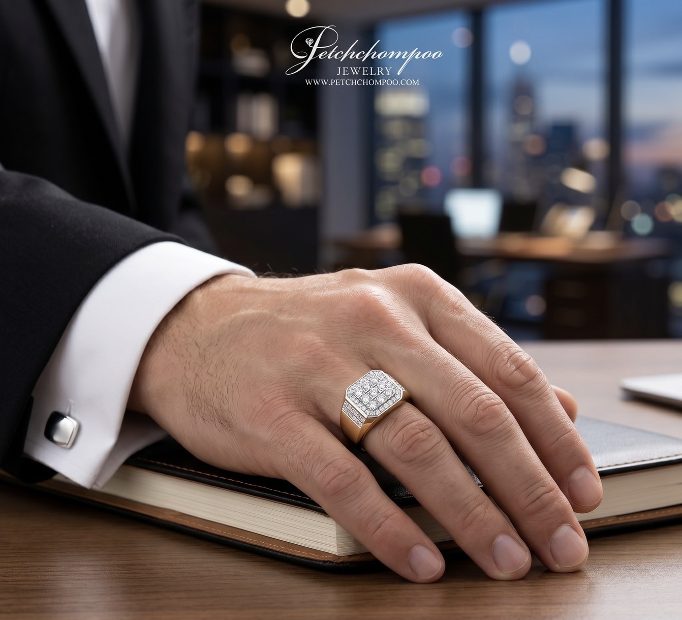 [28898] แหวนเพชรชาย Bold Empire™ 1.74 กะรัต  119,000 