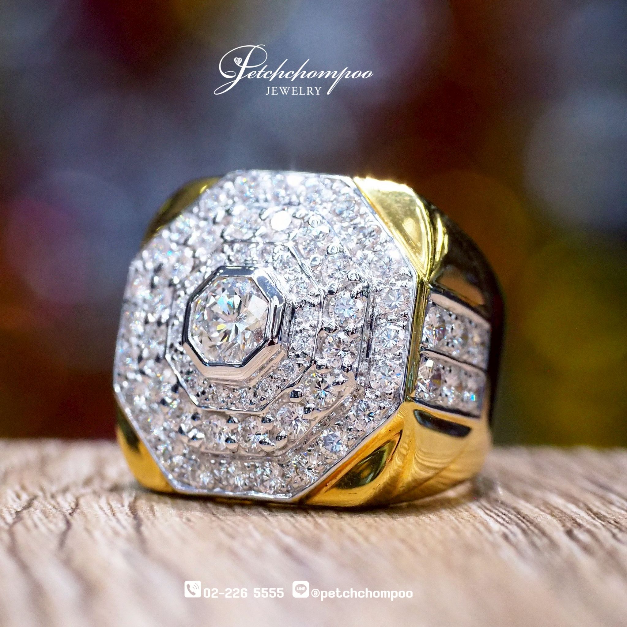 [27752] 0.70 carat diamond ring for men  189,000 