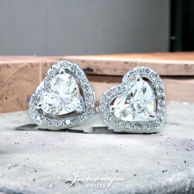[27969] Diamond heart earrings, GIA certificate, 70 tang each, G Color 2 in1. Discount 199,000
