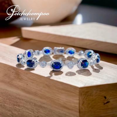 [26099] Blue Sapphire with diamond Bracelet  169,000 
