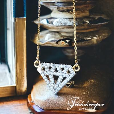 [27020] necklace with diamond pendant  29,000 