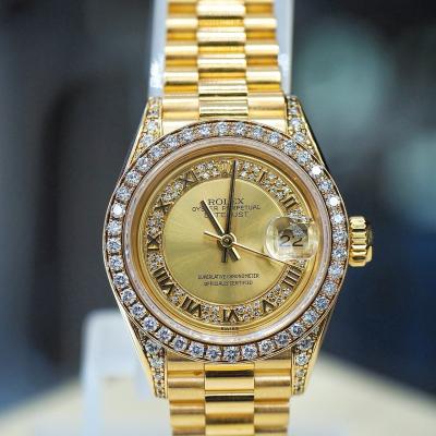 [28448] นาฬิกา Rolex  Lady Yellow ขอบเพชร  425,000 