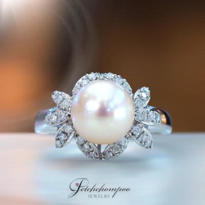 [28113] pearl and diamond ring  290,000 