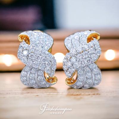 [28770] 3.54 carat diamond earrings  89,000 