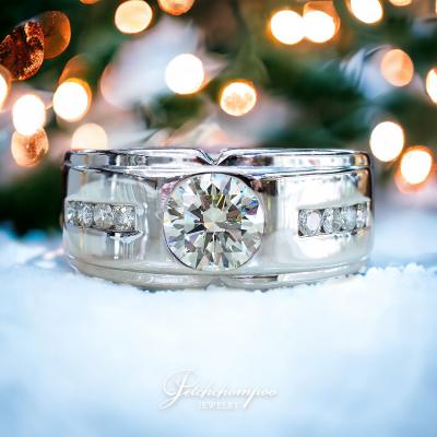 [28374] Men's center diamond ring, 1 carat Discount 149,000