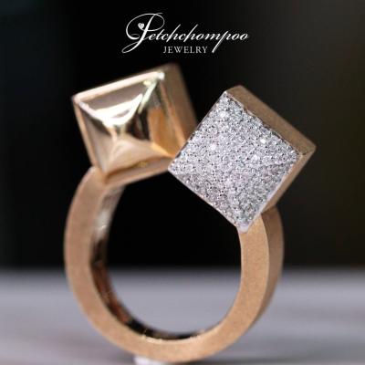 [022952] Italy Pink Gold with diamond Ring  59,000 